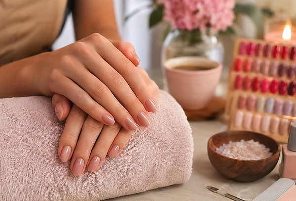 Esmaltado Permanente, Manicura Rusa + Rubber + Hidratación