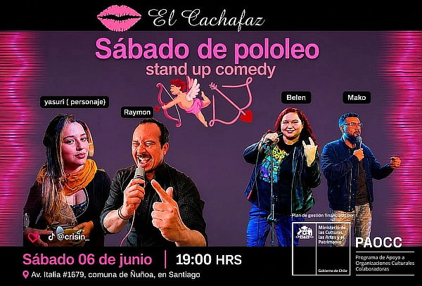 Show de stand up “Sábado de pololeo” en El Cachafaz