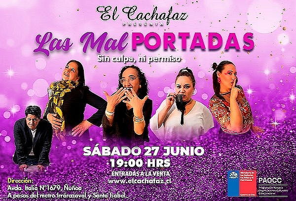Show de stand up“Las Mal Portada” elija su fecha El Cachafaz