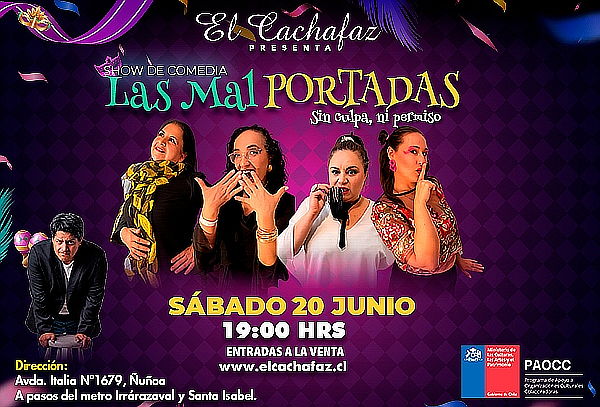 Show de stand up“Las Mal Portada” elija su fecha El Cachafaz