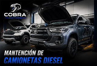 Mantención de camionetas Diesel
