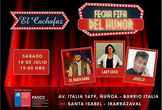 Show Stand up "Fecha ficha del humor" en El Cachafaz