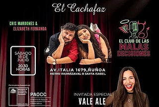Show Standup "El club de las malas desiciones"en El Cachafaz