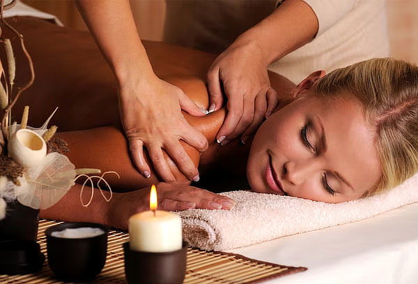 Masaje descontracturante espalda + Cuencoterapia + Drenaje