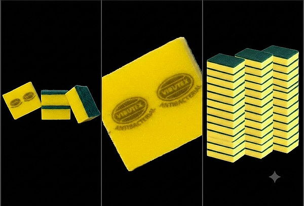 Pack de 100 unidades de Esponjas Multiuso VIRUTEX
