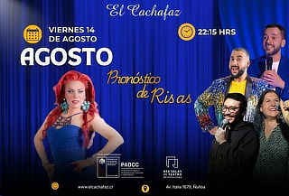 Stand-up comedy "Pronostico Risas" en El Cachafaz