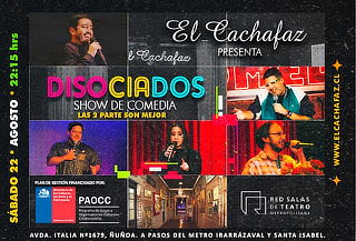 Stand-up comedy "DISOCIADOS" en El Cachafaz