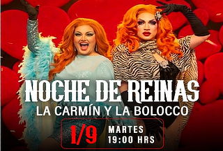 Show de La Carmín y La Bolocco 01 de Sept. en Palermo 