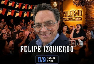 Felipe Izquierdo 05 de Sept. en Palermo Teatro Bar