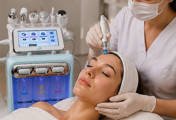 Limpieza Facial Premium con Hidrofacial + LED