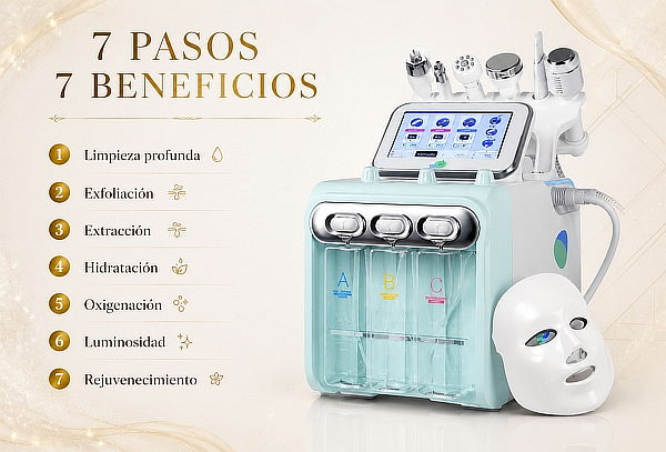 Limpieza Facial Premium con Hidrofacial + LED