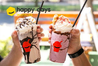 Happy Days! 2 Happy Milkshakes a elección,27 Sucursales