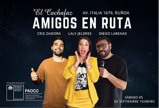 stand up  "Amigos en la ruta" en El Cachafaz