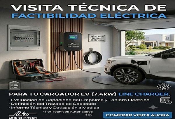 Visita técnica de factibilidad eléctrica de cargador 7,4kW