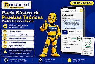 Pack Basico de Pruebas Teoricas en Conduce