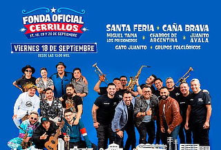 Entrada General Fonda Cerrillos:  Dia Viernes 18 