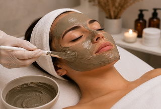 Facial: Fangoterapia + Exfoliación + Drenaje linfático 