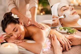 Masaje relajante full body + Hidra facial  y más...