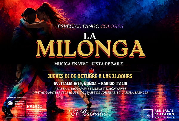 La Milonga elige tu Jueves en Cachafaz
