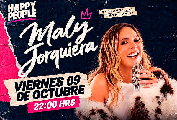 Entrada Maly Jorquera en Happy People