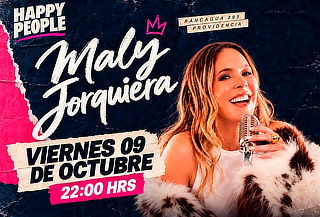 Entrada Maly Jorquera en Happy People