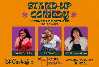 Show "Stand up Comedy" en El Cachafaz