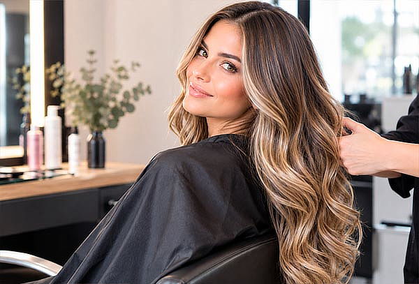 Balayage + Corte de Punta + Hidratacion