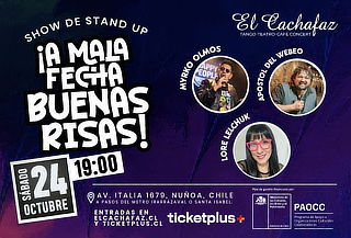 Show Stand Up "A mala fecha buenas risas" 