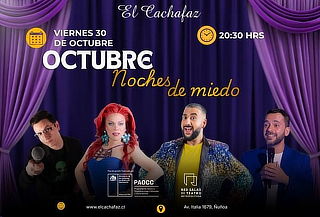 Show Stand up "Noches de miedo" en El Cachafaz