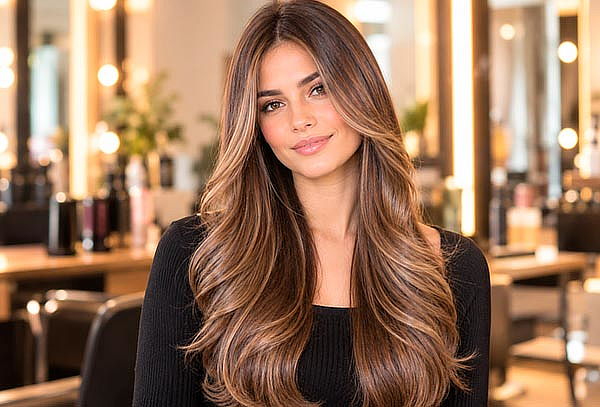 Corte de Puntas Todo Largo para Mujeres 