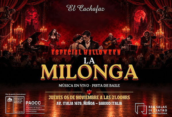 La Milonga Especial Halloween elige tu Jueves en Cachafaz