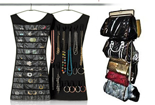 70% Pack Organizador de Joyas + Organizador de Carteras