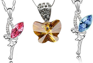 54% Colgante Hada o Mariposa Swarovsky
