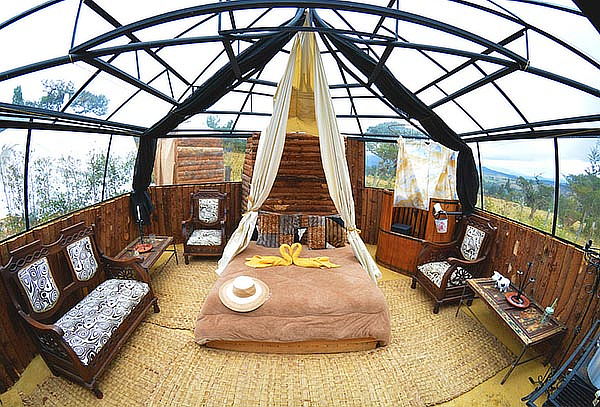 El Cielo al Descubierto en Glamping de CRISTAL 