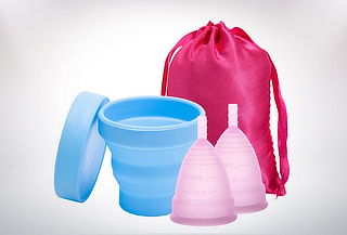 Copa Mestrual Classic Vivacup + Vaso Esterilizador