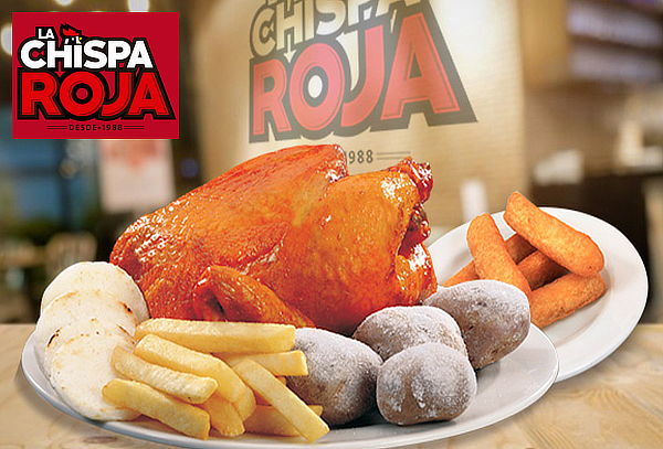 Pollo Asado + 4 Acompañamientos con Opción a Domicilio