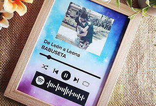 Cuadro Regalo Spotify: Personalizado con Foto y Canción 
