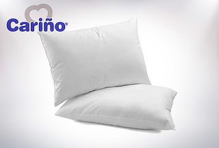 Set de 2 Almohadas en Fibra Siliconada 45x65 + 2 Fundas 