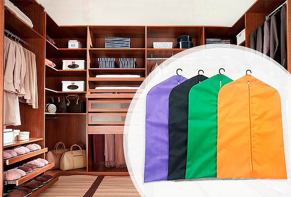 4 Forros Protectores Para Trajes y Ropa