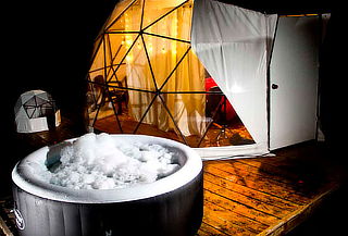 Noche de Glamping para 2 + Desayuno  en Guayabal de Siquima