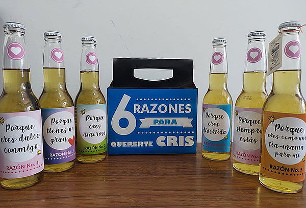 Detalle Personalizado: Six Pack de Cervezas 