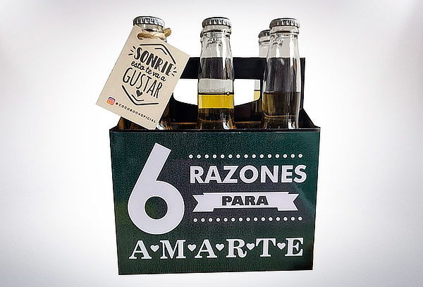 Detalle Personalizado: Six Pack de Cervezas 