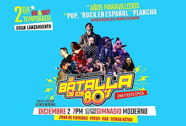  La BATALLA de los 80's Plancha, Pop y Rock en Español 