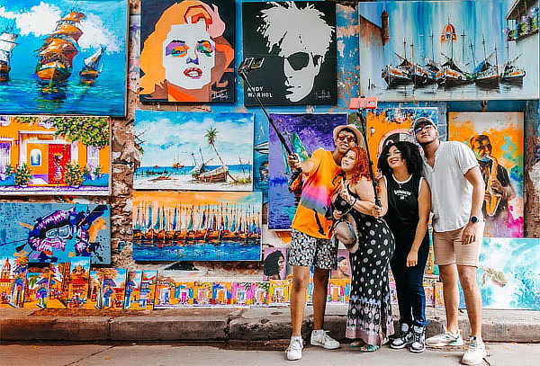 Cartagena: City Selfie Tour Recorrido por Getsemaní