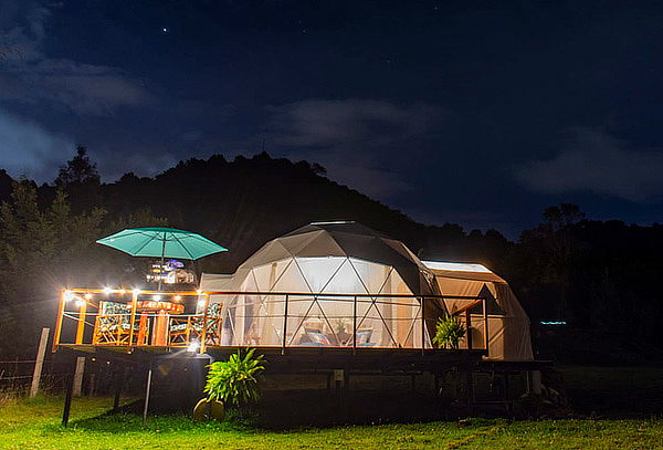 Guatavita Glamping de Lujo + Desayuno + Malla Catamarán