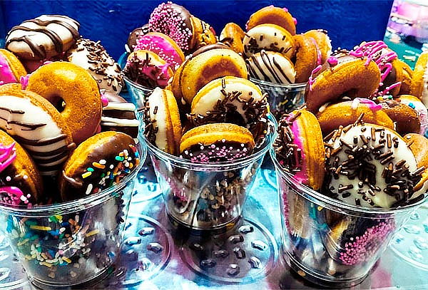 Vaso de Mini Donas por 6 Unidades en Donamía