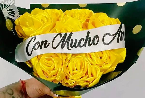 Ramo de Flores Eternas por 9, 15 ó 30 Rosas Artesanales 