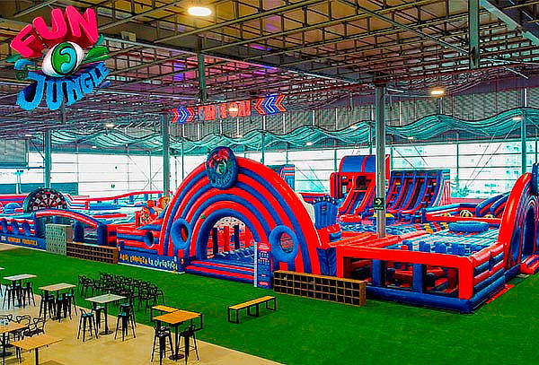 90 o 120 Minutos de Diversión Inflata Park Indoor FUN JUNGLE