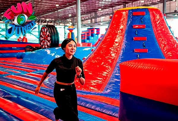 90 o 120 Minutos de Diversión Inflata Park Indoor FUN JUNGLE