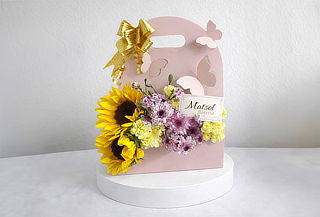 Dulce Encanto Floral - Bouquet de Girasoles Flores Pastel